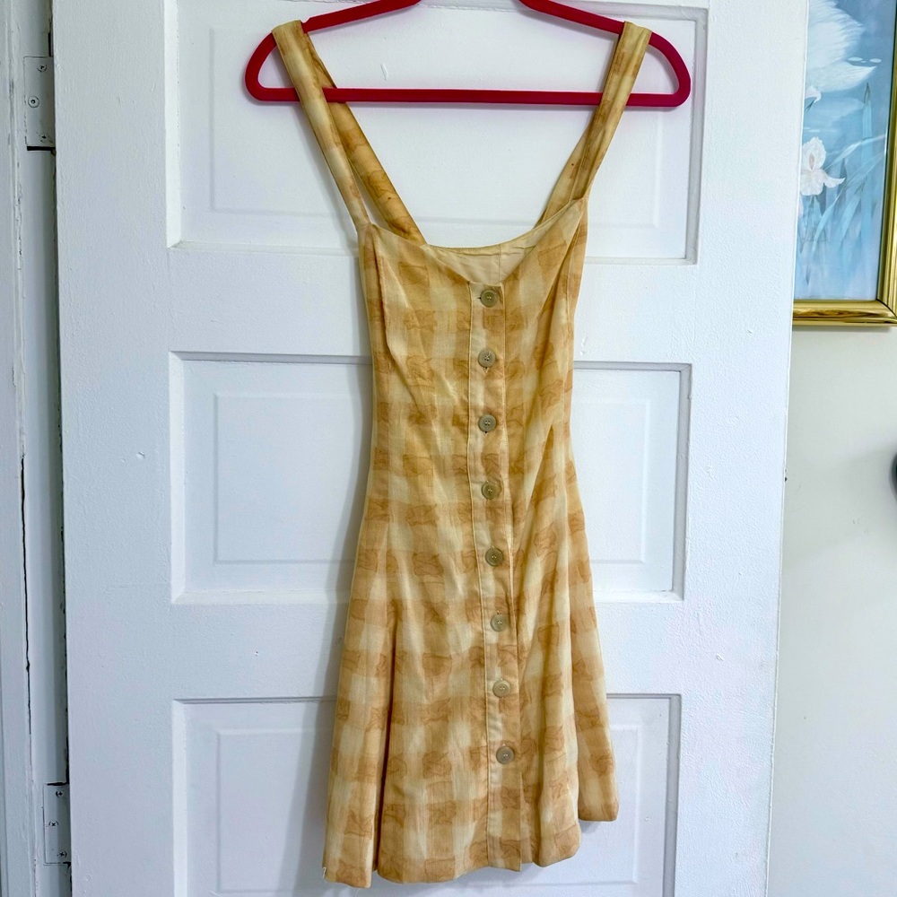 Opening Ceremony gingham button up dress